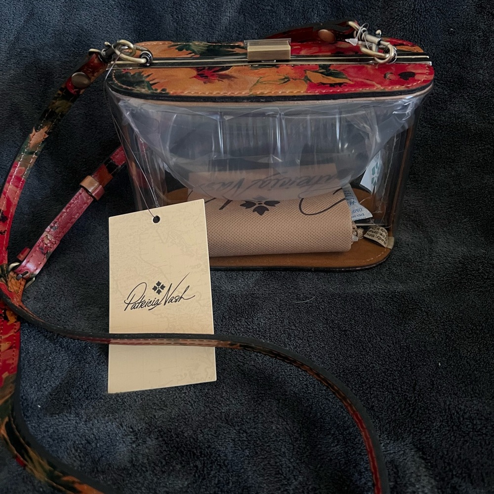 Patricia Nash Anselma Clear Frame Bag